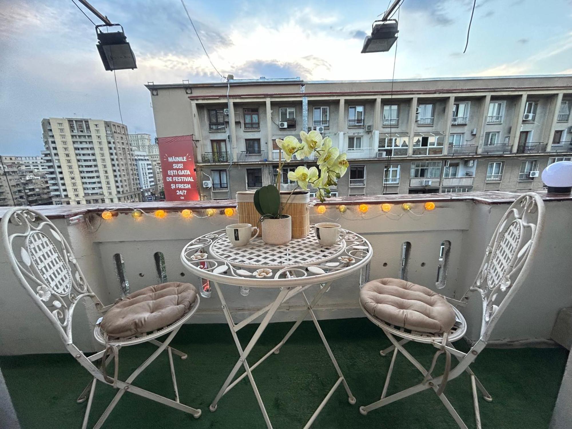 Panoramic Terace Victory Boutique Appartement Boekarest Buitenkant foto