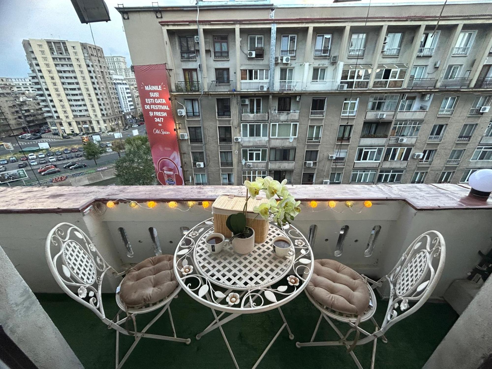 Panoramic Terace Victory Boutique Appartement Boekarest Buitenkant foto